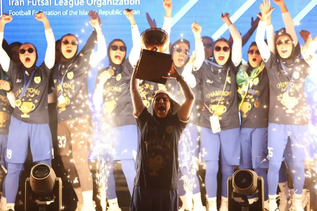قهرمانی پالایش نفت آبادان در لیگ برتر فوتسال زنان