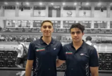 آراد مهدی‌زاده و علیرضا عرب، شناگران ملی‌پوش ایران در مسابقات جهانی جوانان رومانی