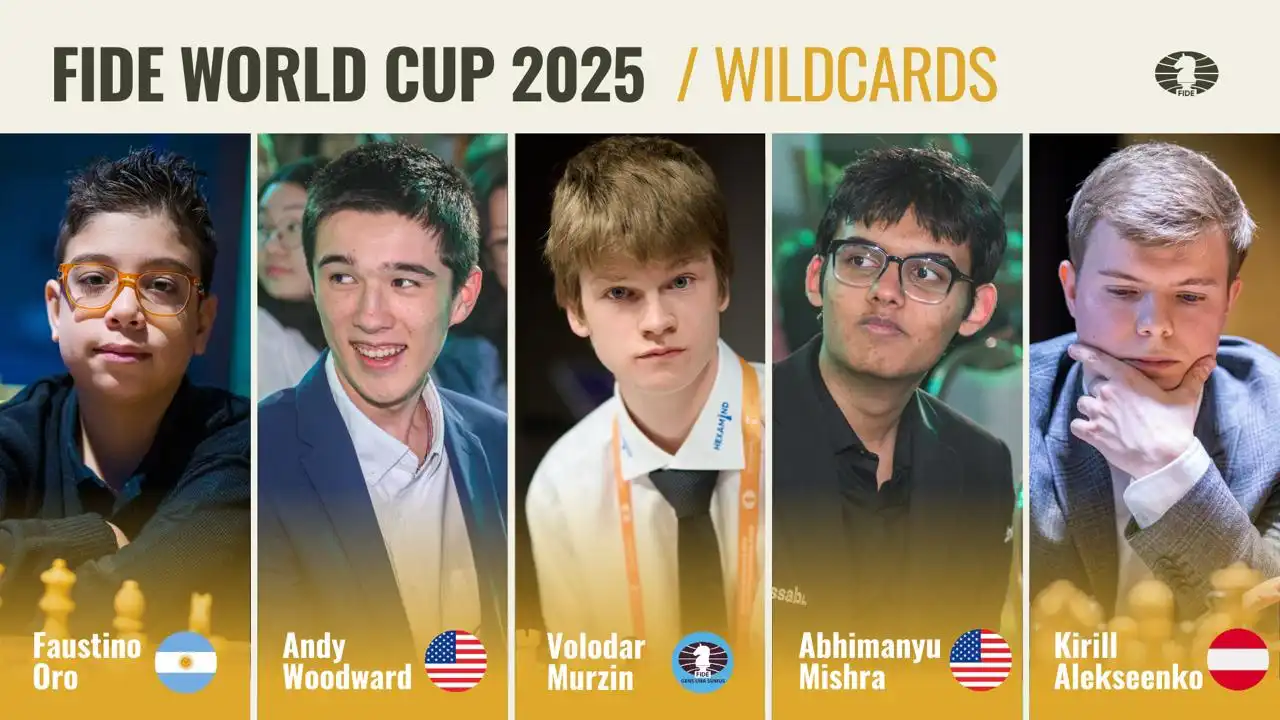 ستارگان شطرنج در جام جهانی فیده ۲۰۲۵ هند