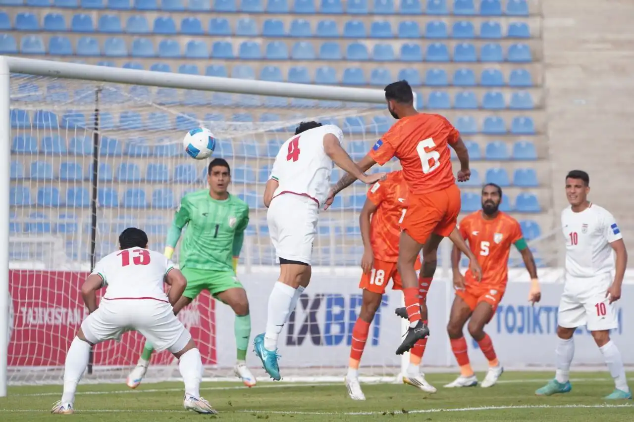 پیروزی تیم ملی فوتبال ایران مقابل هند در تورنمنت کافا ۲۰۲۵