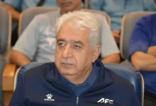 اساتید حاضر در همایش دانش‌افزایی مربیان و داوران فوتسال در مشهد