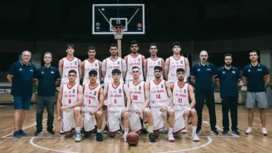 بازیکنان تیم ملی بسکتبال زیر ۱۸ سال ایران در تمرینات پیش از کاپ آسیا ۲۰۲۶