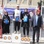 تیم تیراندازی با کمان شهرستان قاینات پس از درخشش در مسابقات استانی