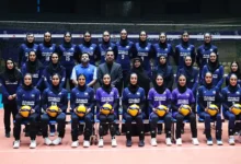 بازیکنان تیم ملی والیبال زنان ایران در رقابت‌های قهرمانی آسیا ۲۰۲۶