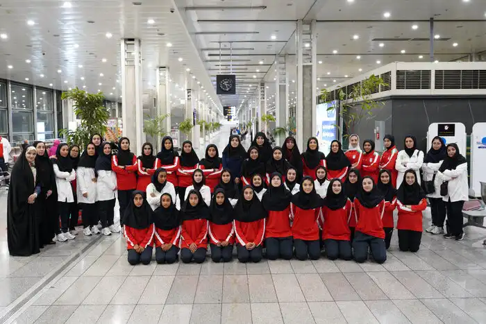 اولین کاروان دانش‌آموزی ایران به مسابقات ژیمناسیاد اعزام شد