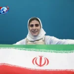 شبنم یاری تکواندوکار کرمانشاهی پس از کسب طلای وزن ۶۷ کیلوگرم ناشنوایان